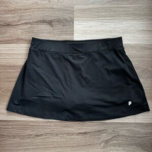 Prince Black Tennis Skort Women’s Size L Athletic Golf Skirt Built In shorts